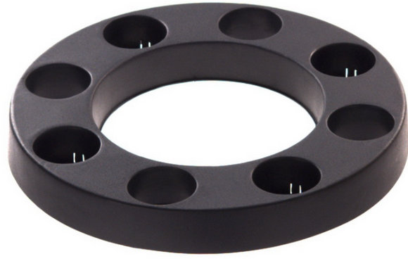 anello ruota d/s, 8 fori in plastica nero iveco eurocargo - 5802190321