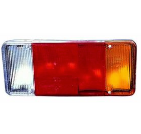 Faro Posteriore Per Citroen Fiat Iveco DAILY EUROCARGO - Doppia Tensione 12V/24V, Rosso - Foto 12