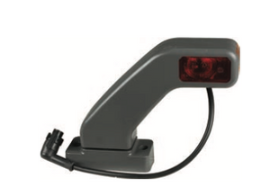 luce ingombro dx su barra paraincastro, c/cavo 530 mm, c/lampadina, rosso iveco eurocargo - 98443702